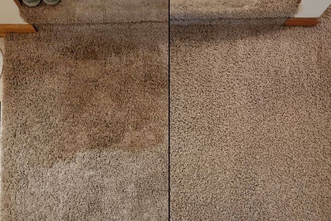 Westpark carpet before and after