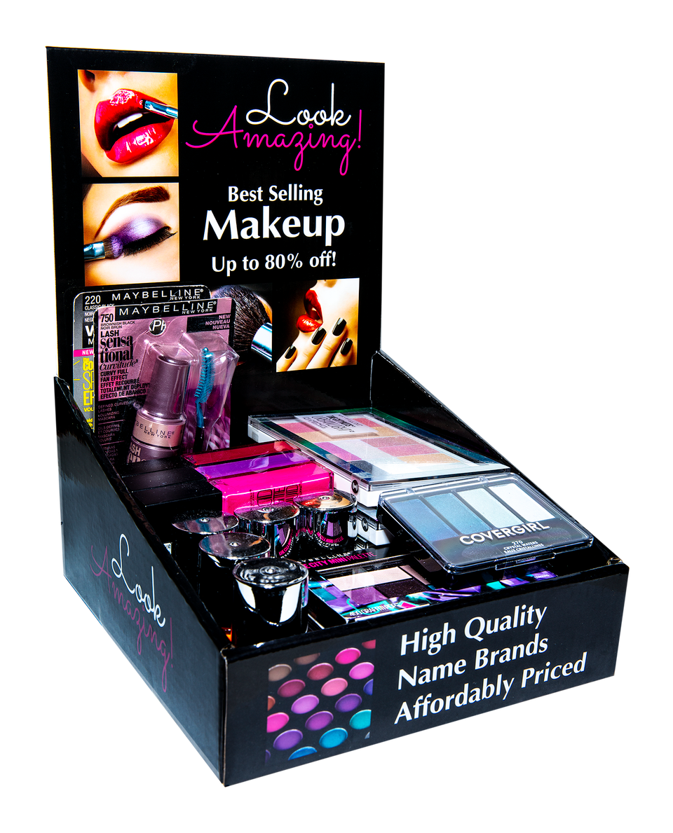 These Makeup Display Boxes are versatile and functional, enabling a low-cost way to showcase cosmetics and beauty products