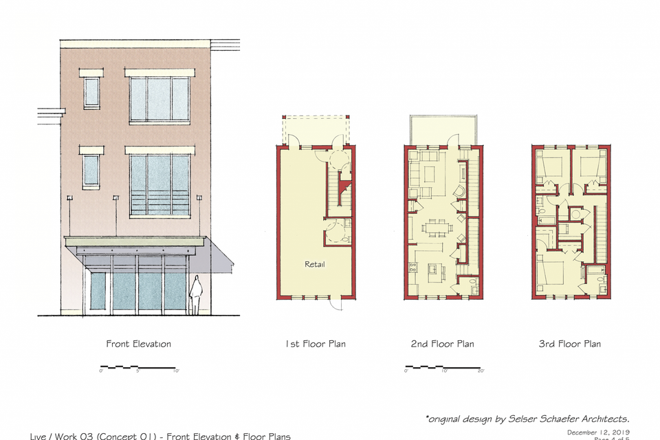 Live work 03 concept 01 front elevation floor plans 2048x1583
