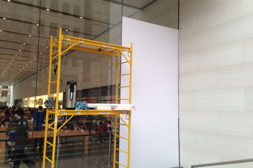 Storefront window tinting
