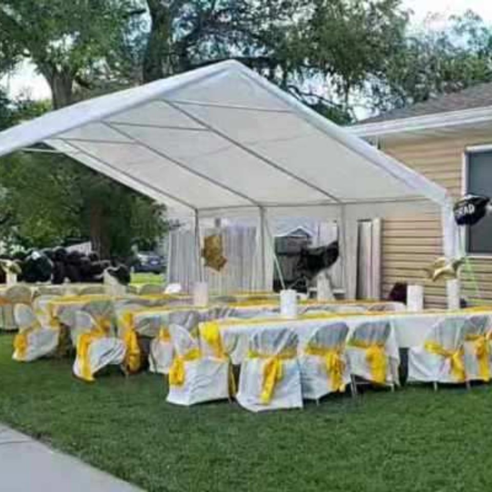 Tent and chairs 