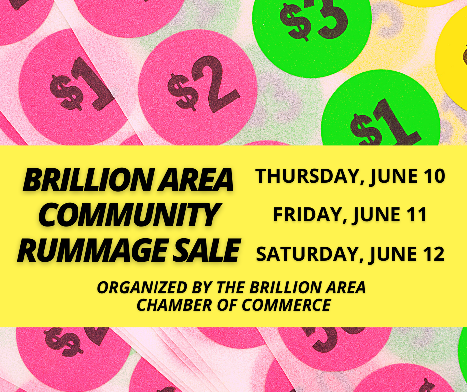 Copy of copy of copy of copy of brown icons yard sale flyer