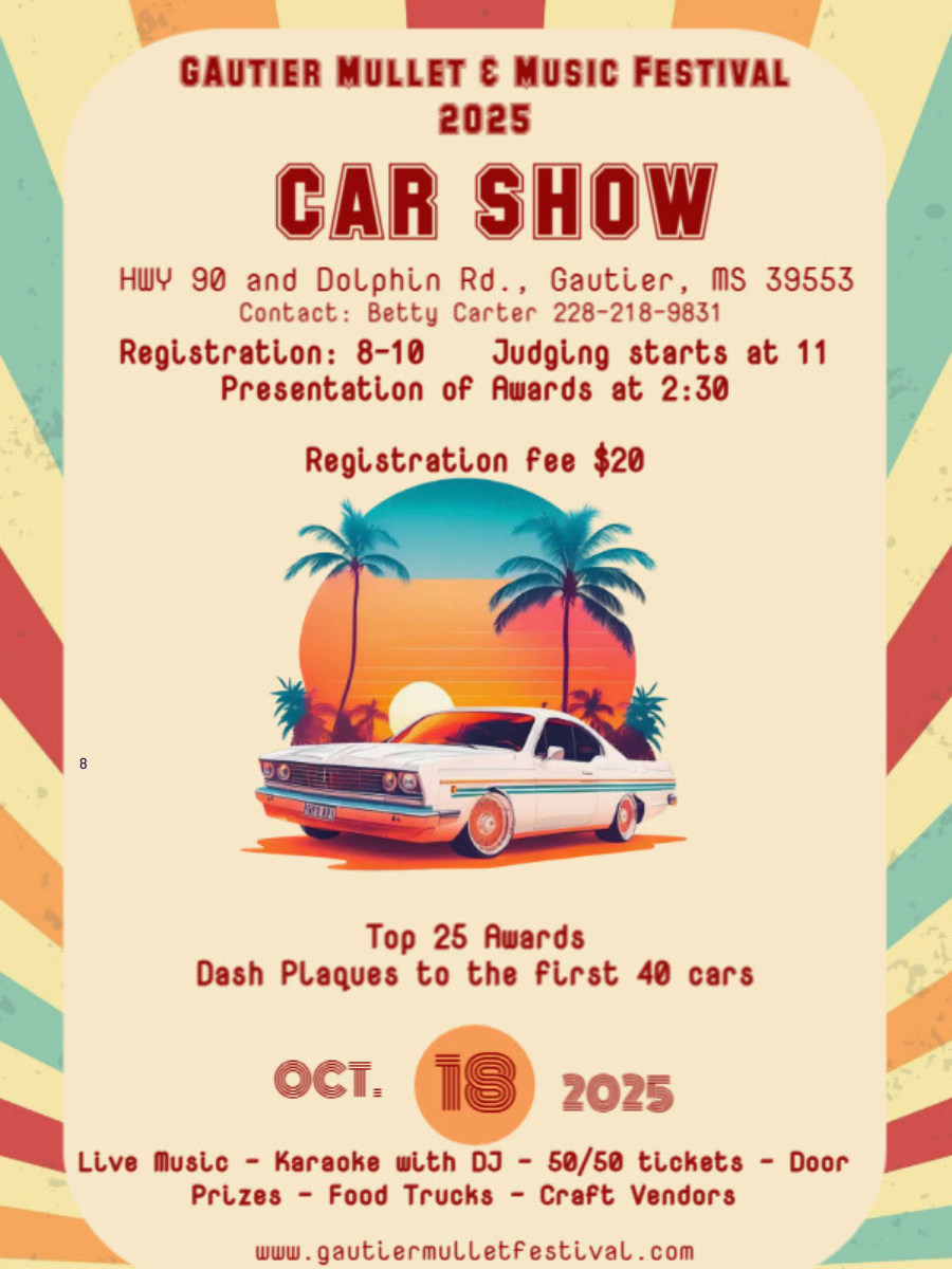 Gautier mullet fest car show