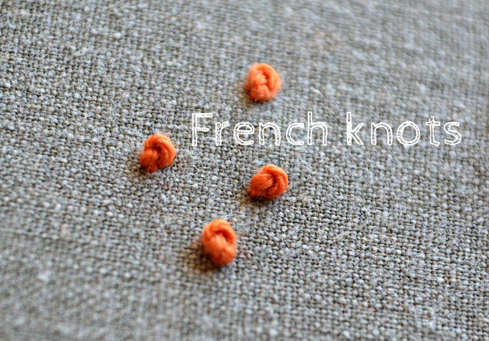 French Knots for embroidery