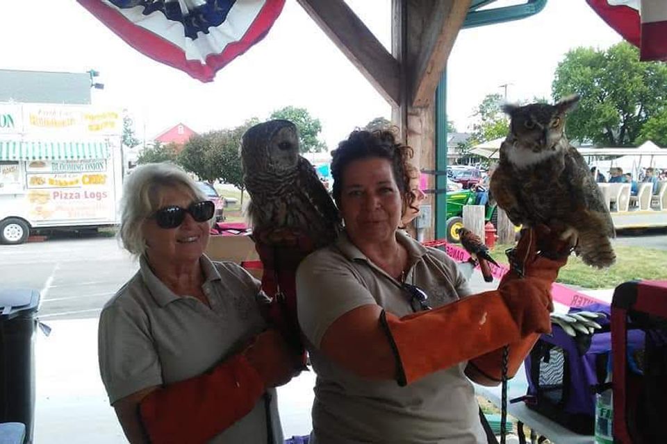 Peggy and Brandi at a festival in Niagara County NY