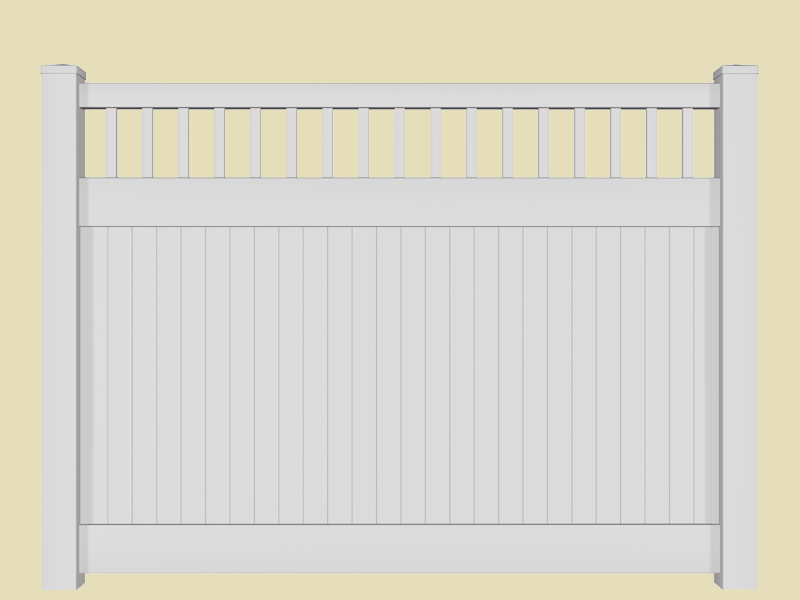 Privacy with Picket | Western Fence Landscape