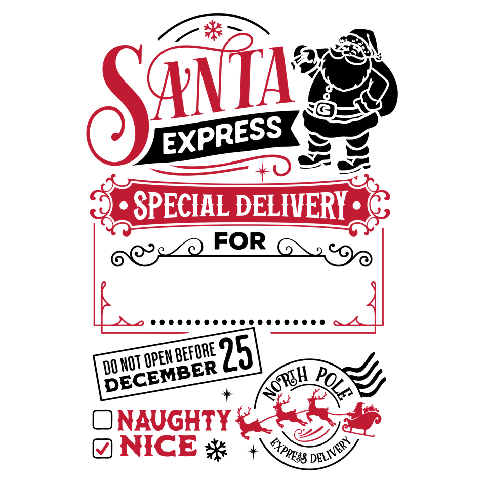 Bags   christmas santa sack santa express 8 9