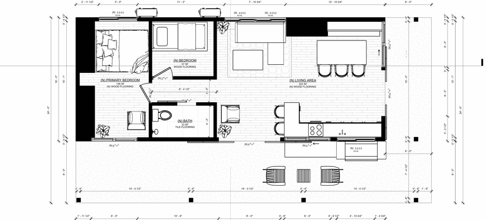 2 container floor plan