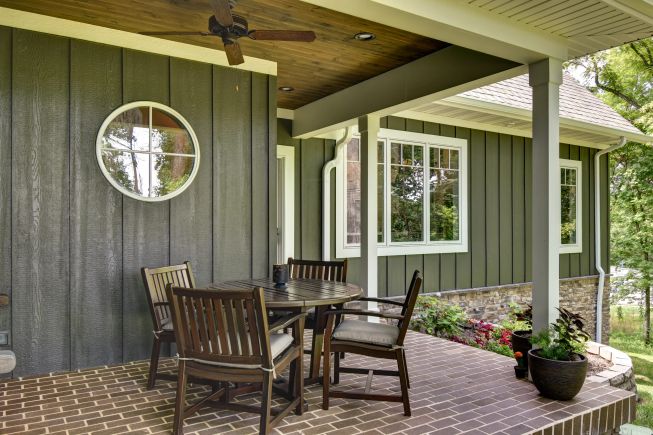 Morningway covered porch