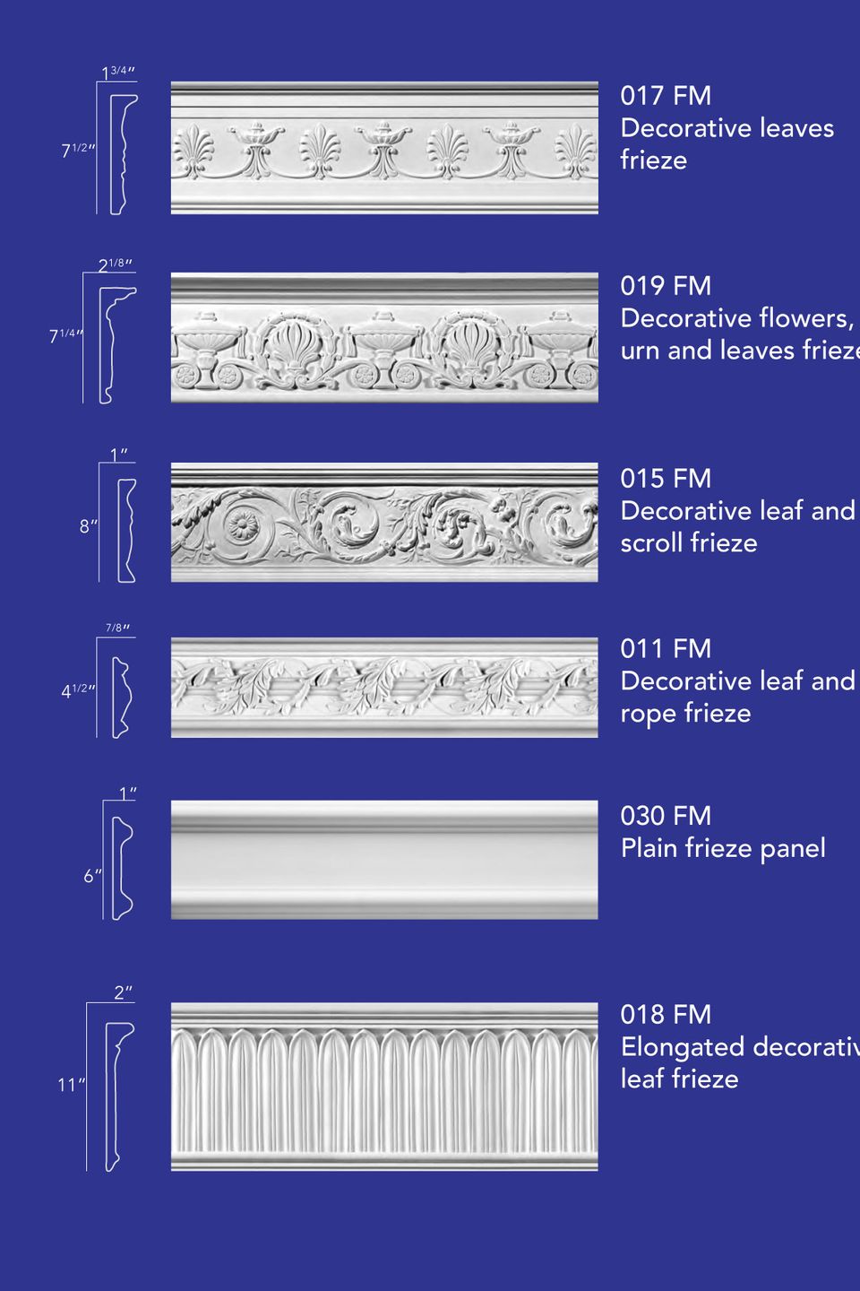 Alta frieze moulding 2