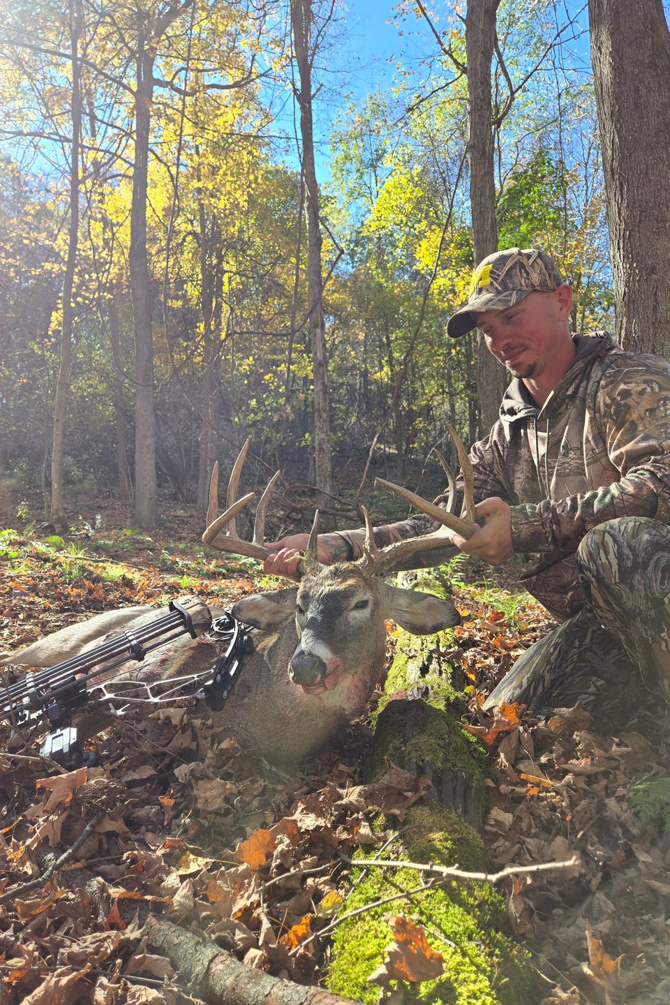 Chris Kline of Carrolltown harvested an 11-point buck in Hastings, PA 