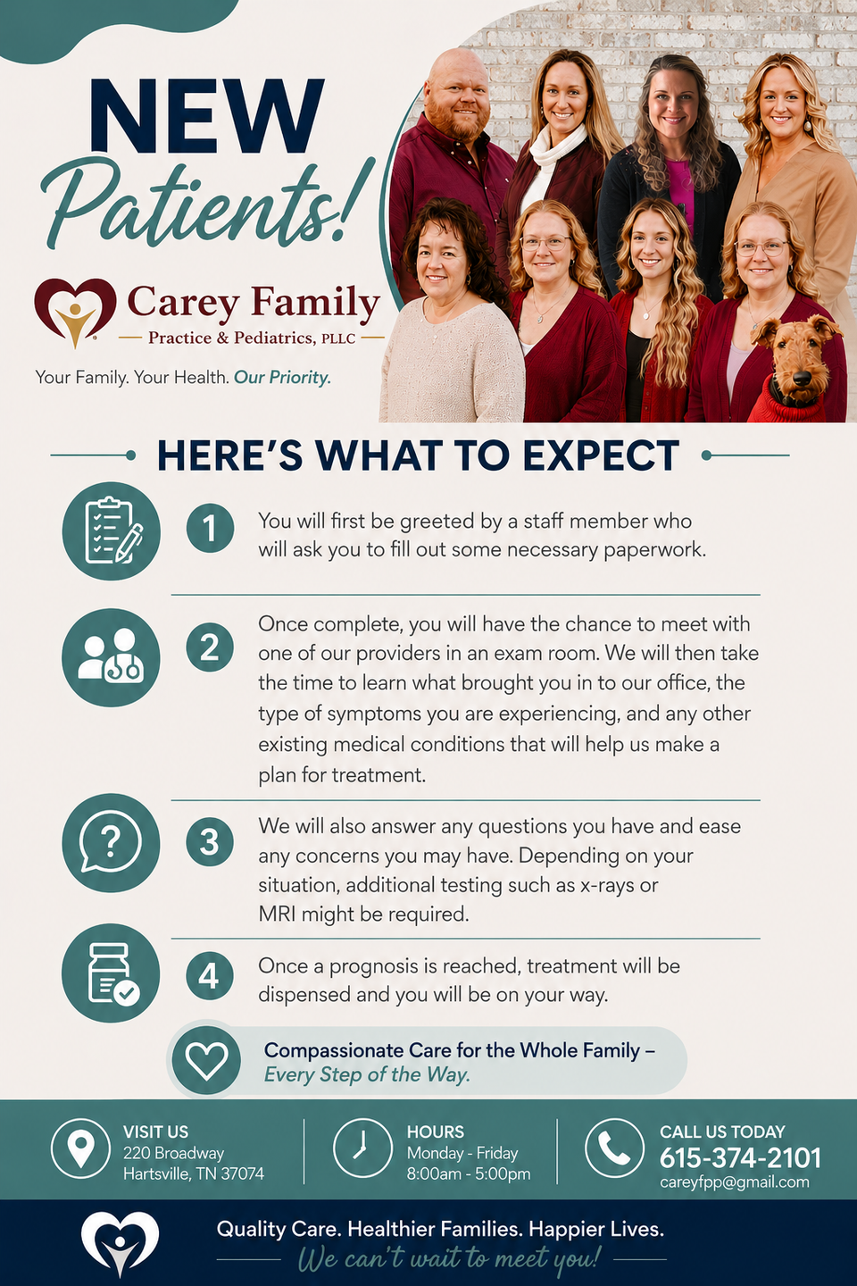New patients what to expect fb ad