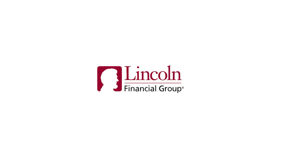 Lincoln financial group logo (full white board)
