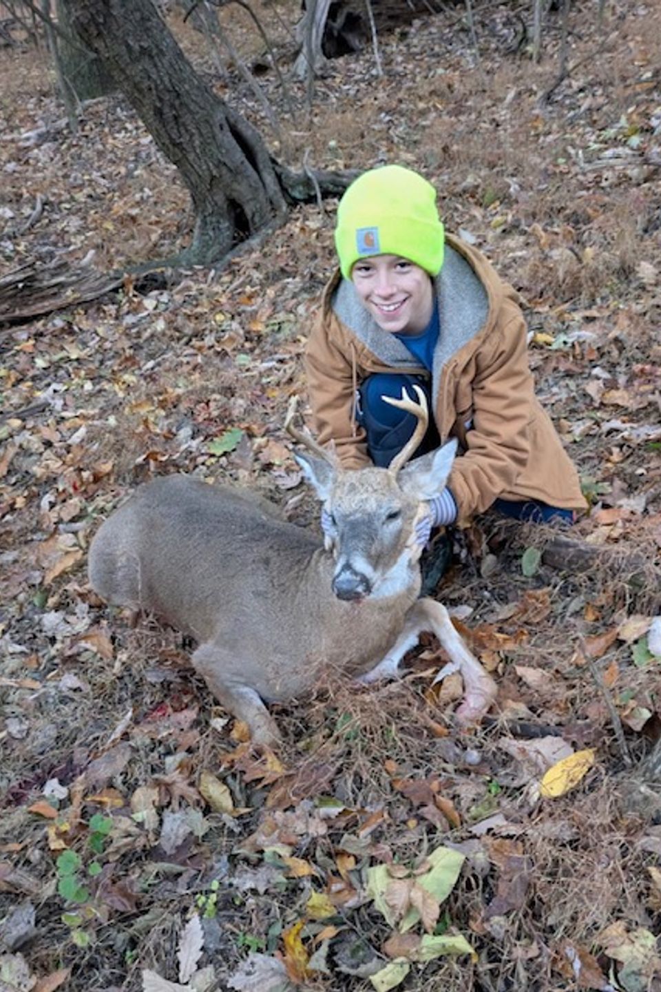 Warren West used a Raven Crossbow to take down this 7 point buck in Leesport, PA