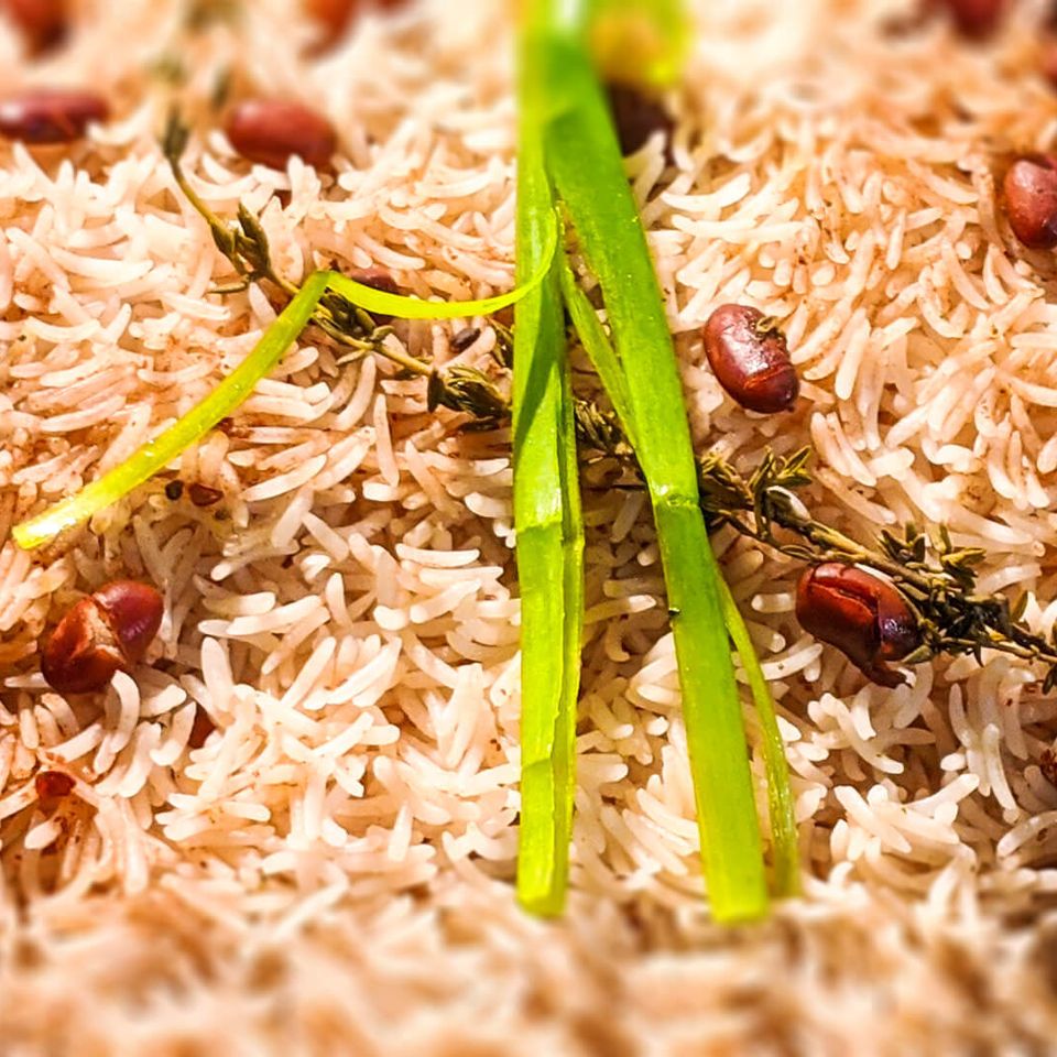 Ma maebelle's one love cafe jamaican rice and peas