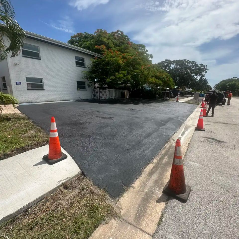 Palm bay asphalt striping 140