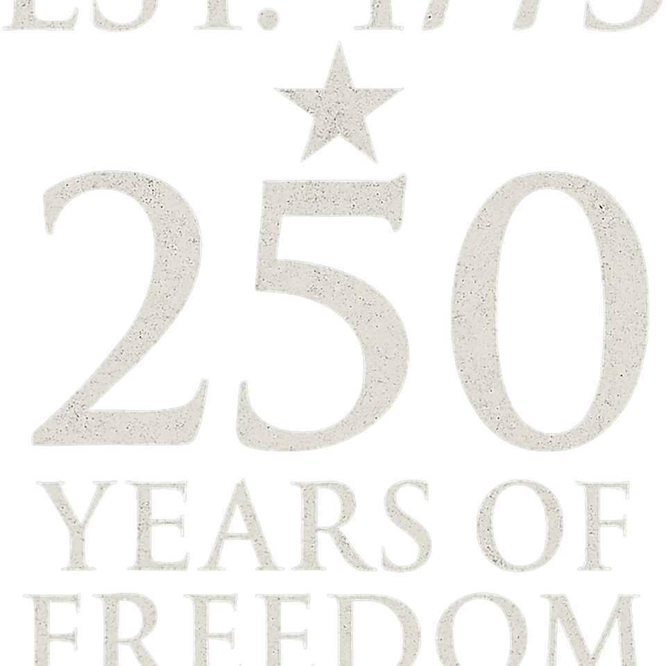 Patriotic   us army 250th anniversary 250 years of freedom wht