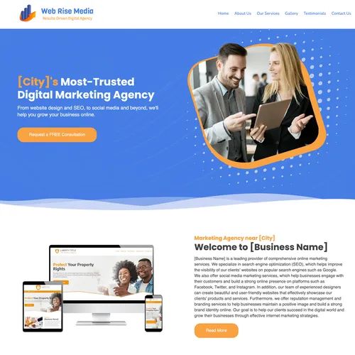 Digital marketing agency website theme original