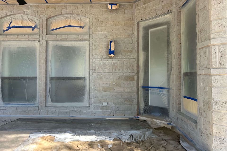 Brick wall staining 2