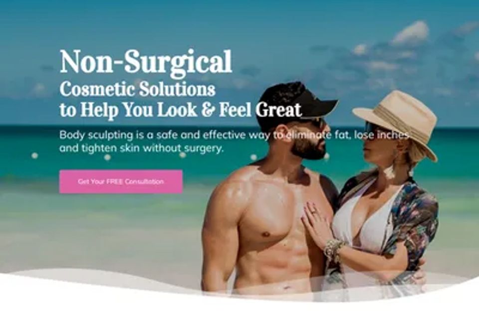 Body sculpting website design original