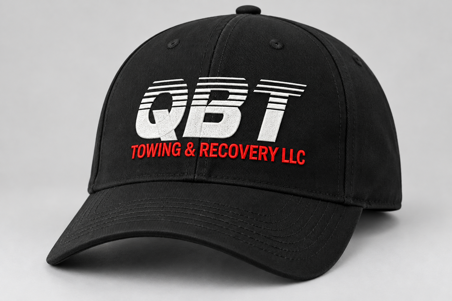Black QBT Towing & Recovery cap