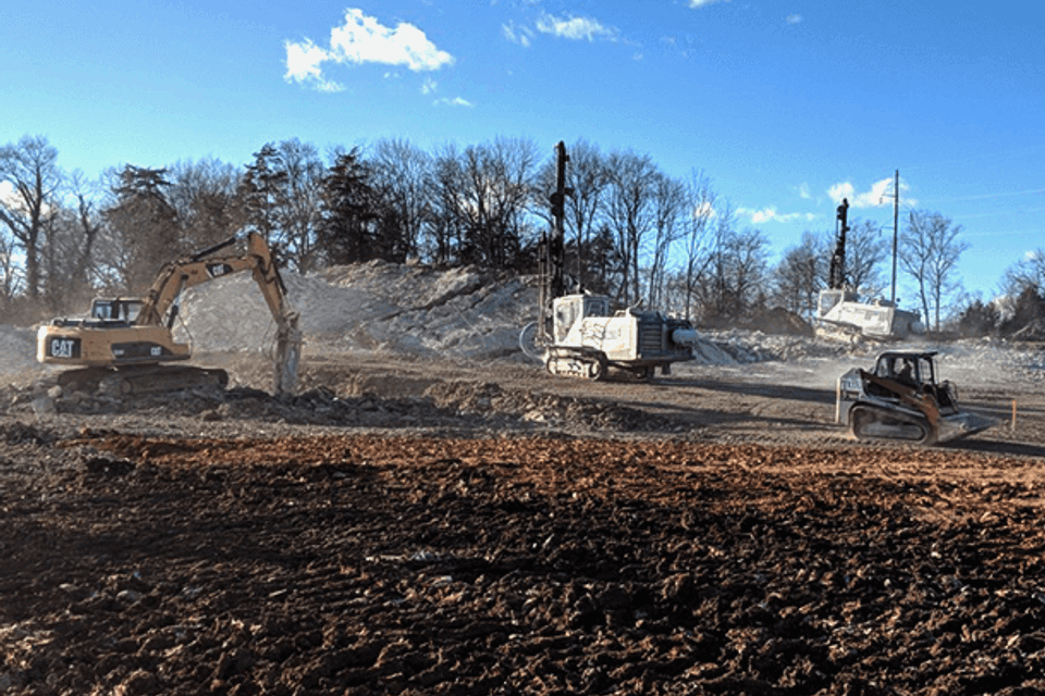 Our services site excavating