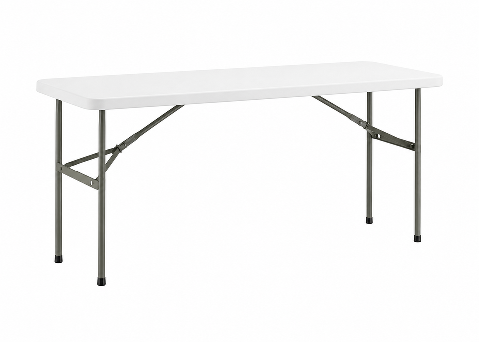 6' plastic banquet table