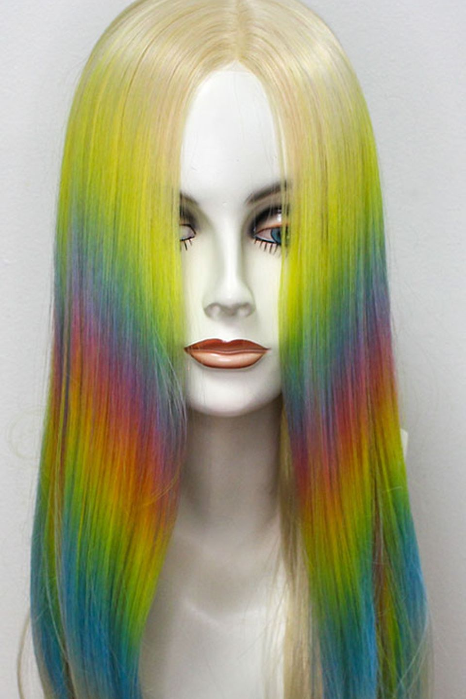 Blonde rainbow long 2