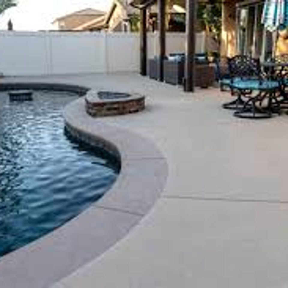 Pool deck