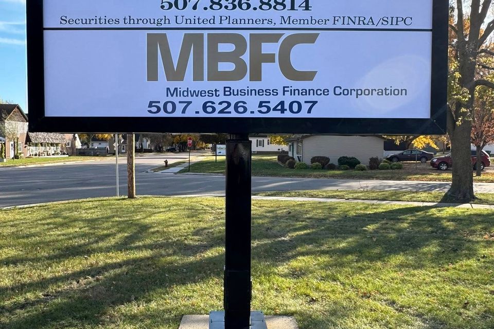 Lit up sign