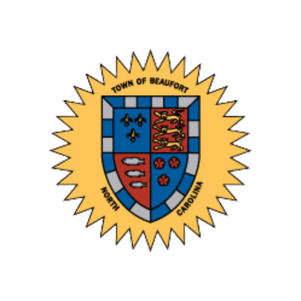 Drone right town of beaufort logo
