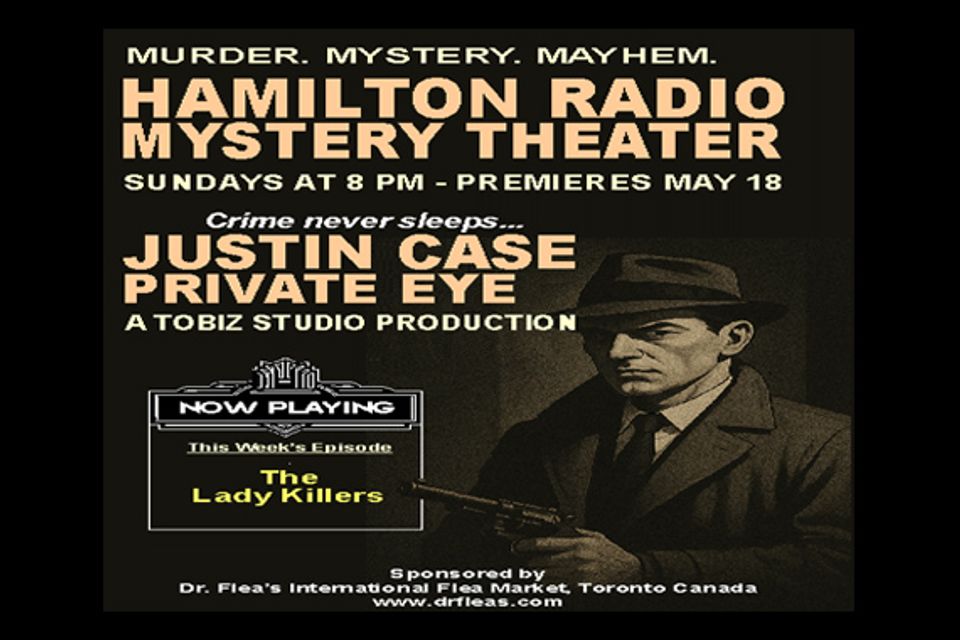 Mystery theatre black and white a