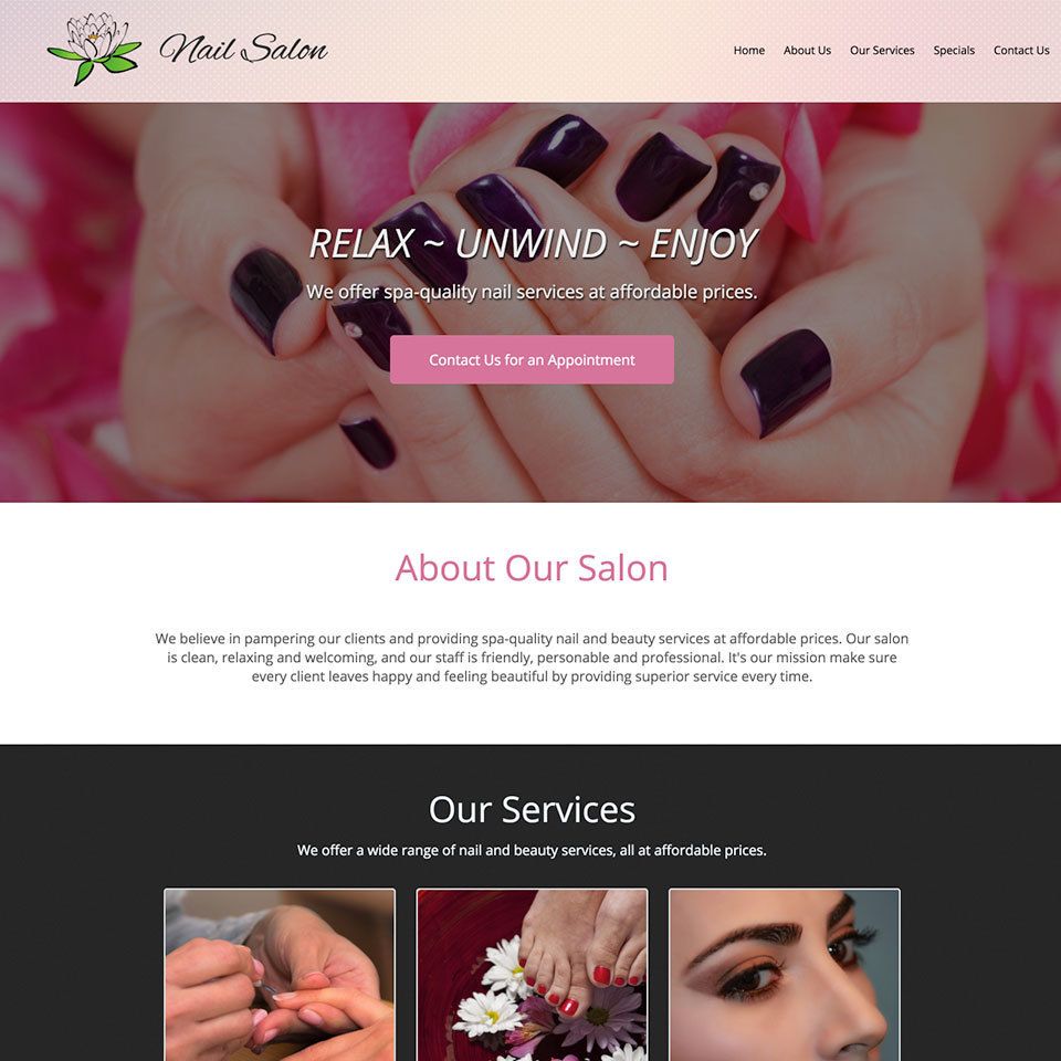Nail salon website design theme20171102 19897 1sewh50 960x960