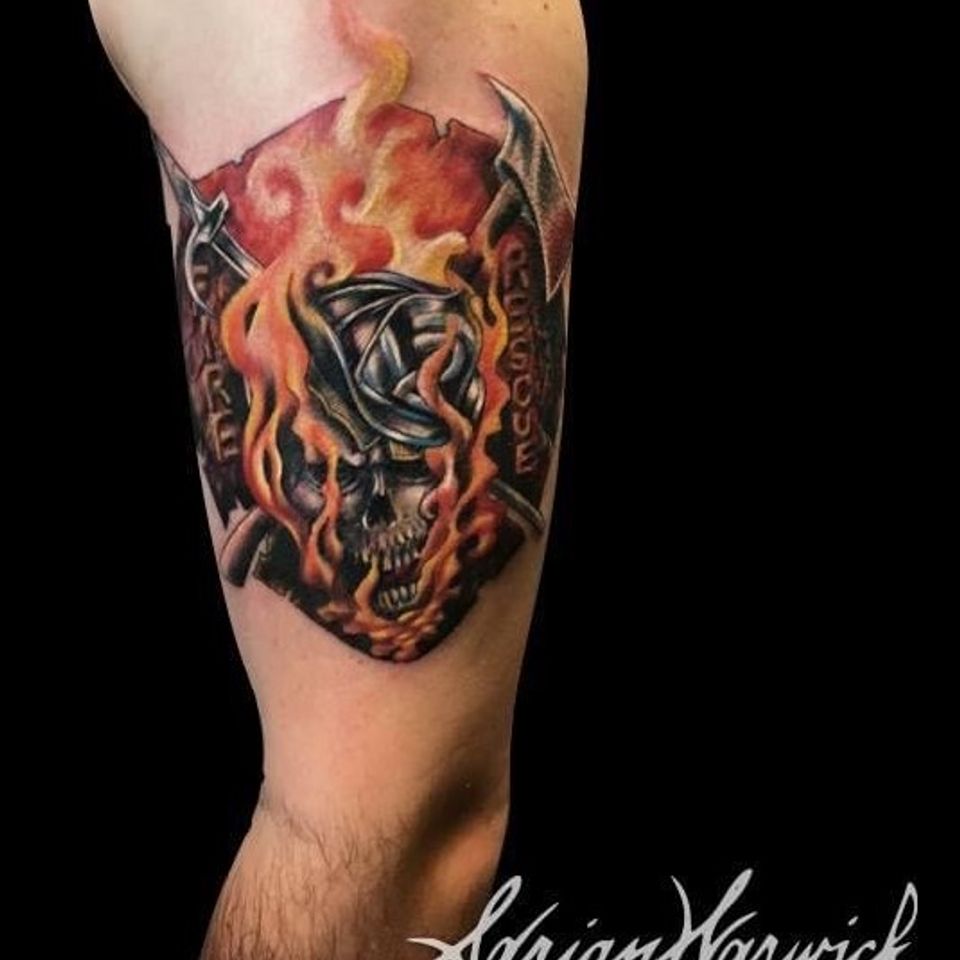Adrian fire rescue skull