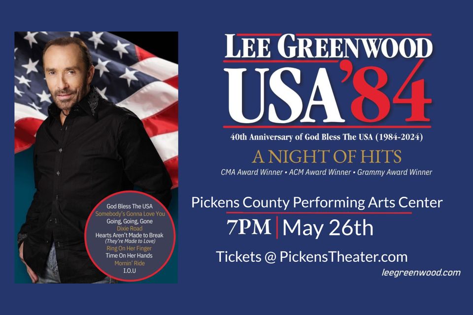 Lee greenwood pcpac