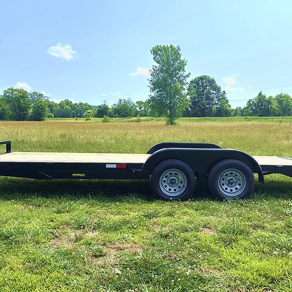 Protech trailers 20 ft car hauler trailer