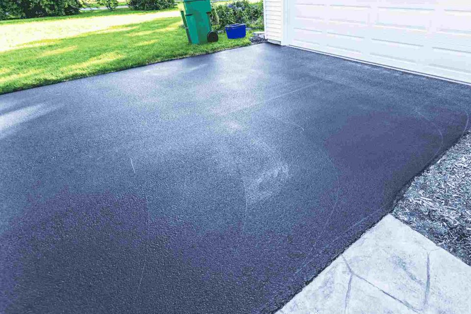Driveway coating