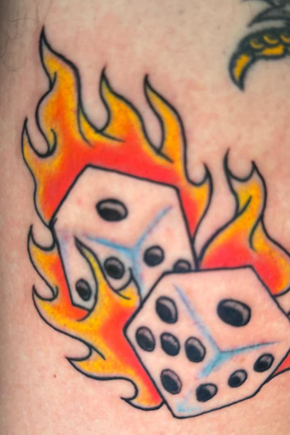Spence dice on fire