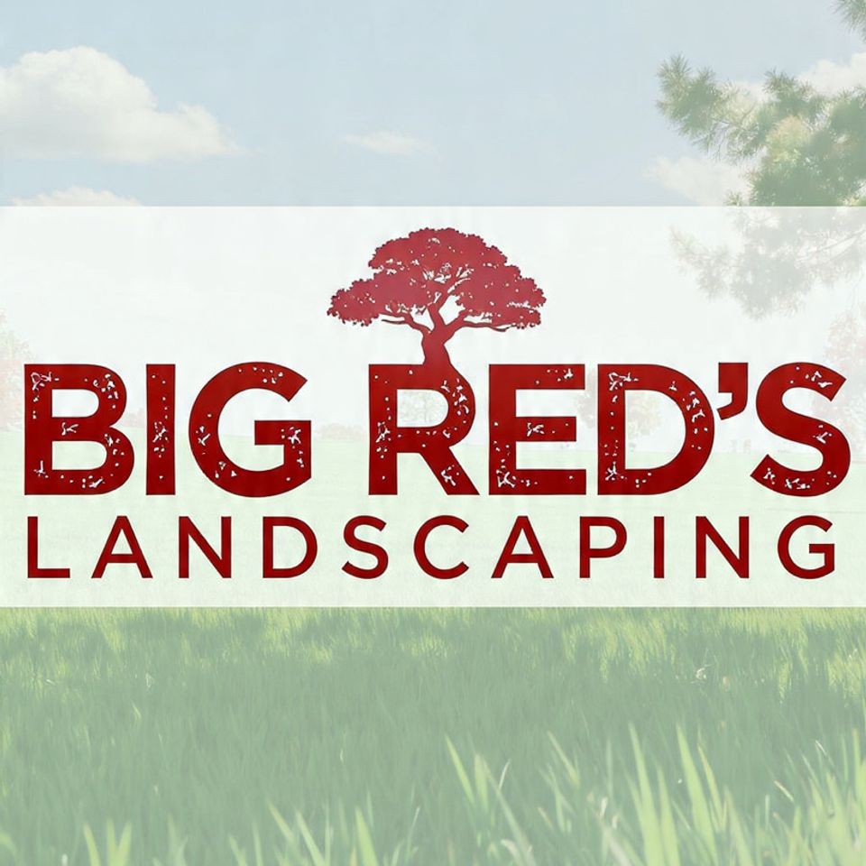 Big red's landscaping logo