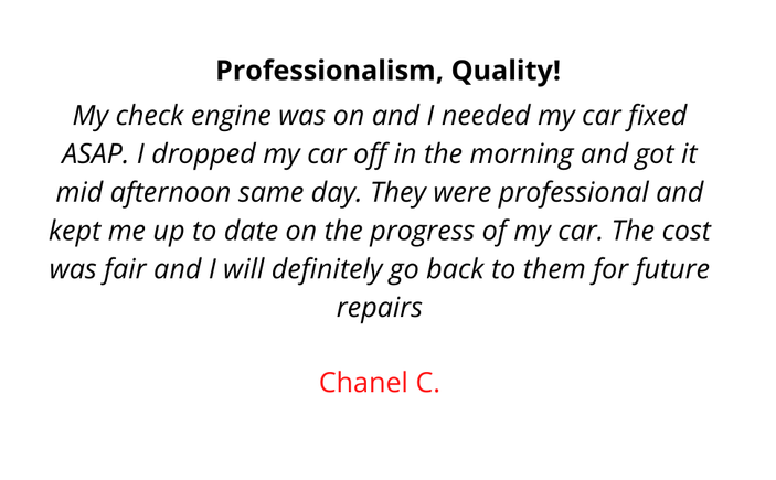 Ahren's auto testimonial 1