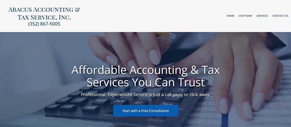 Abacus accounting from aqw website designers