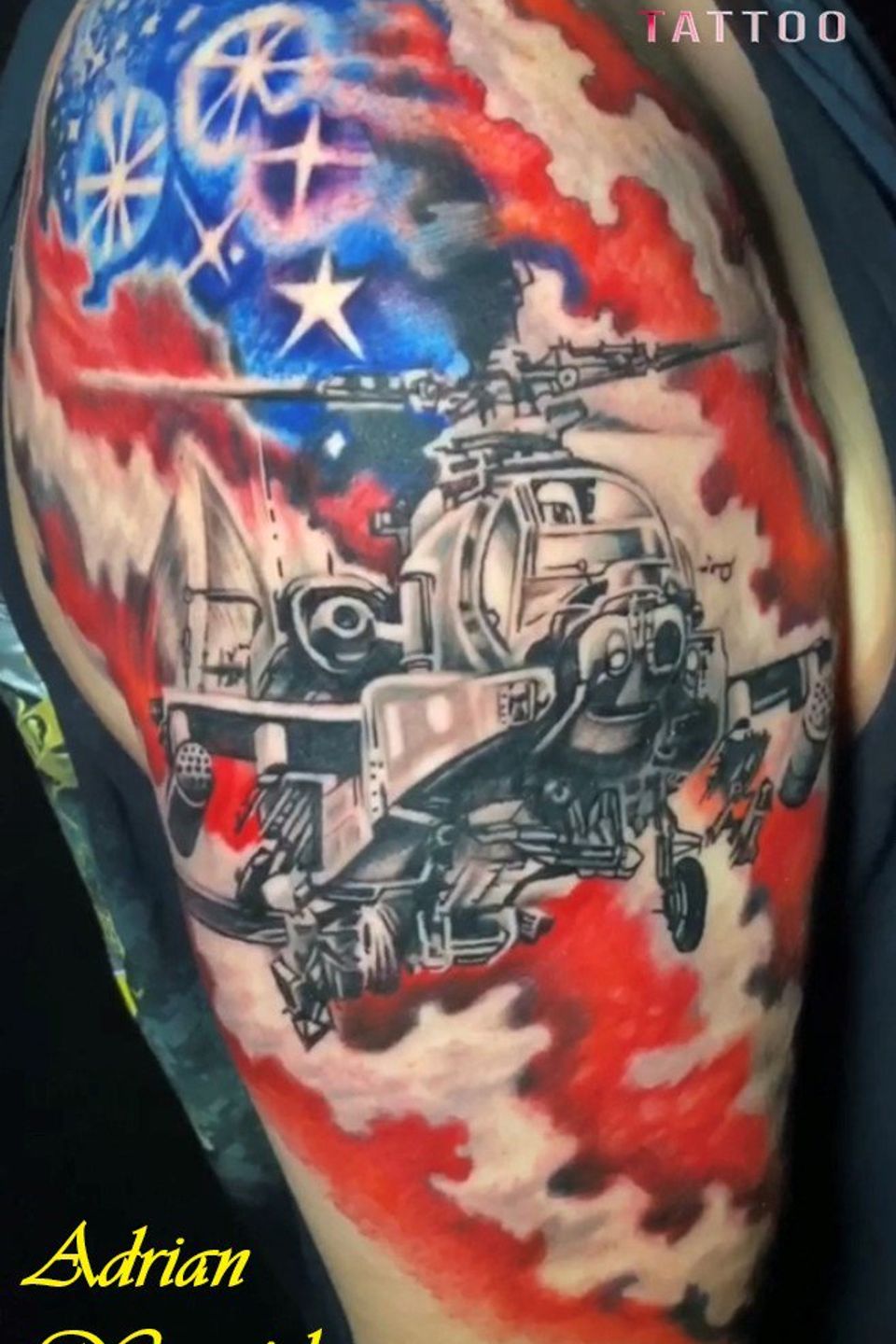 Adrian military helicopter