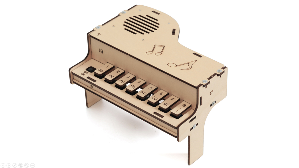 34. okyn2537 92 diy wooden electronic piano model teenager science toys assembled panotron experiment material kits kids educational (1 1)