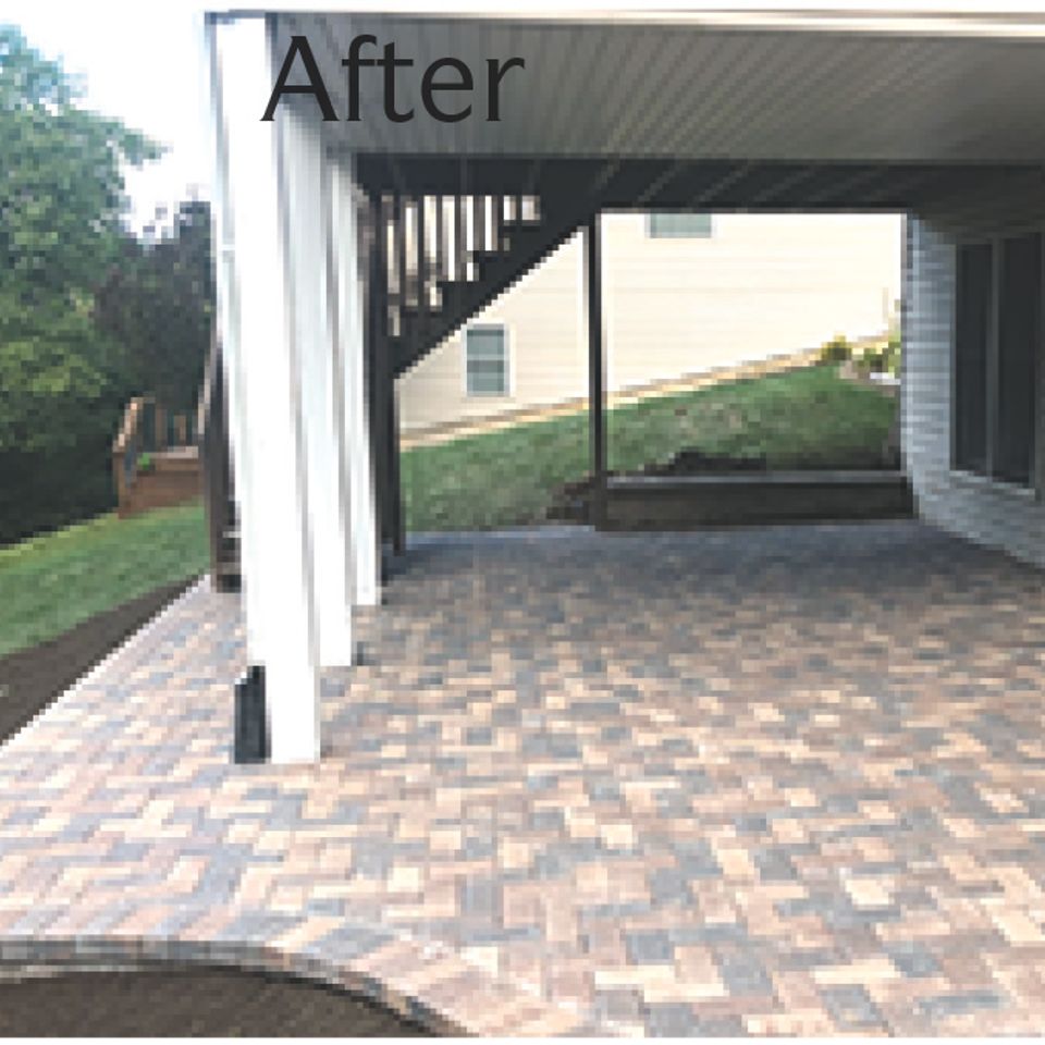 Patio after