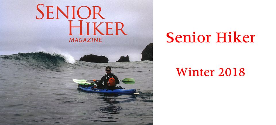 Senior hiker winter 2018