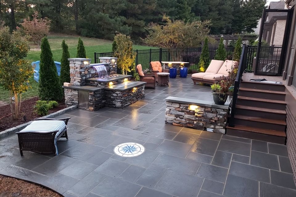 Stone and Lawn Care hardscaping company near raleigh, hardscaping job in raleigh nc, hardscaping company in raleigh, raleigh hardscapers, patio paver ideas raleigh nc, custom patio fixtures, custom patios