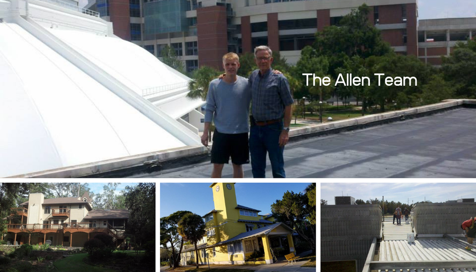 The allen roofing team