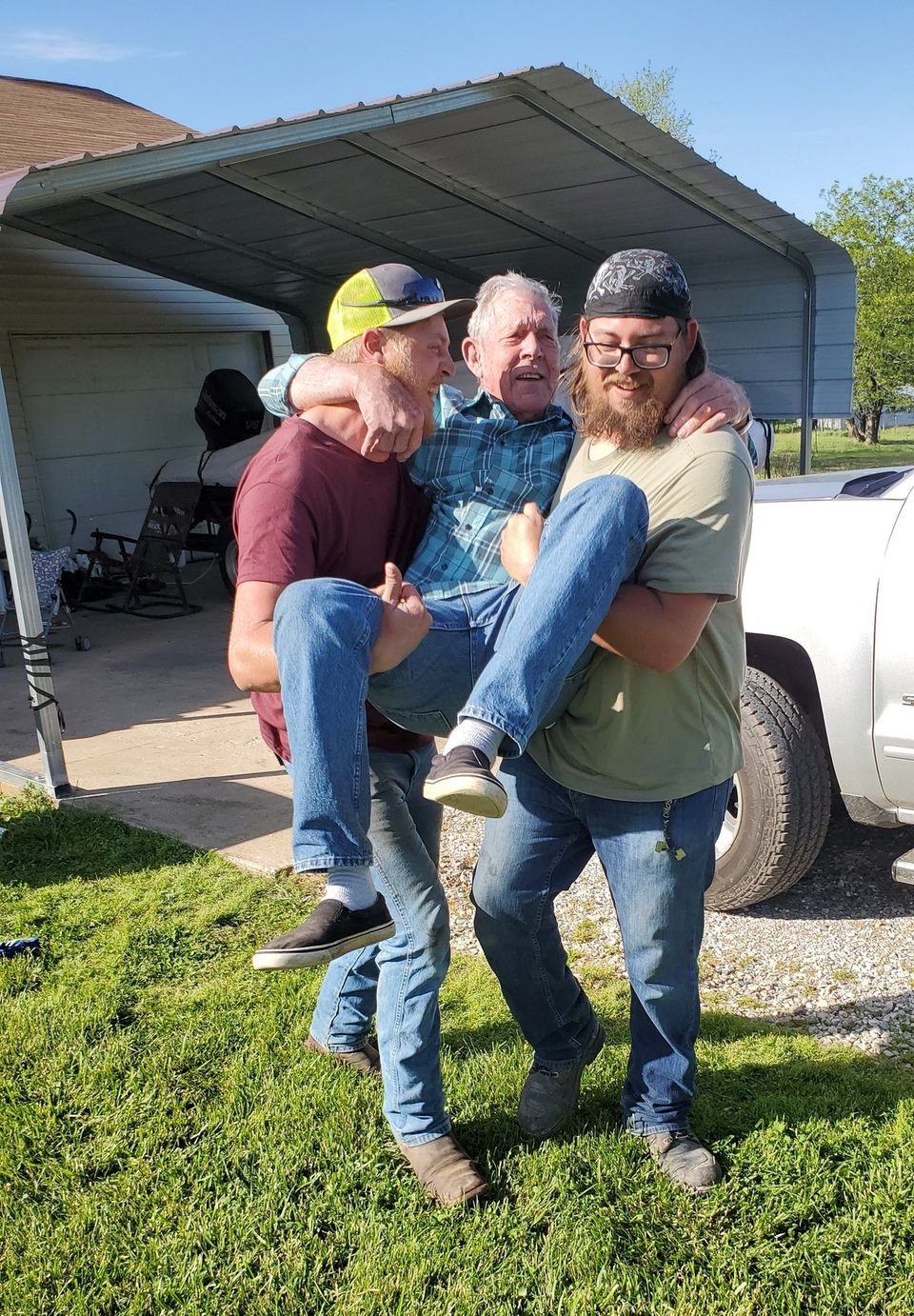 Dore brothers and grandpa dore