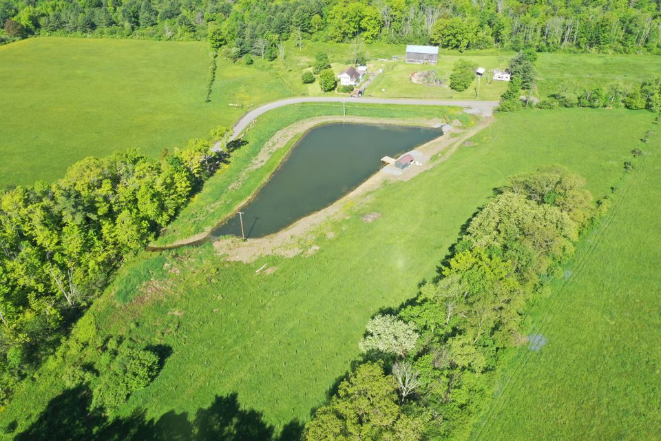 2025 arial drone looking west higher pond