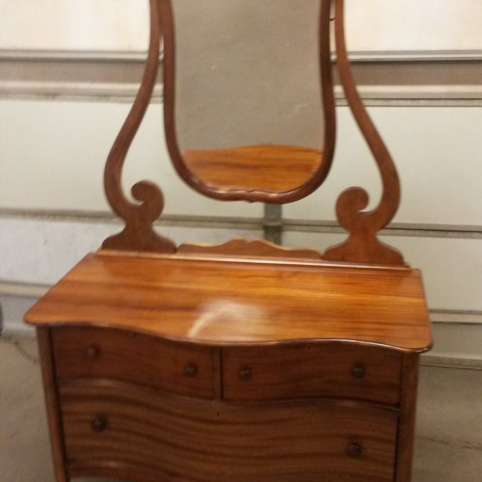 After  pictute  antique dresser with mirror 2015